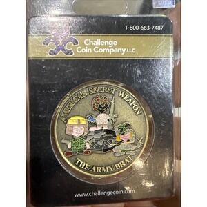 America's Secret Weapon The Army Brat Military Challenge Coin New